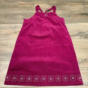 American Girl Rich Purple Corduroy Dress